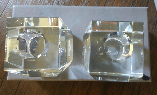 Rosenthal Crystal Surface Candlesticks