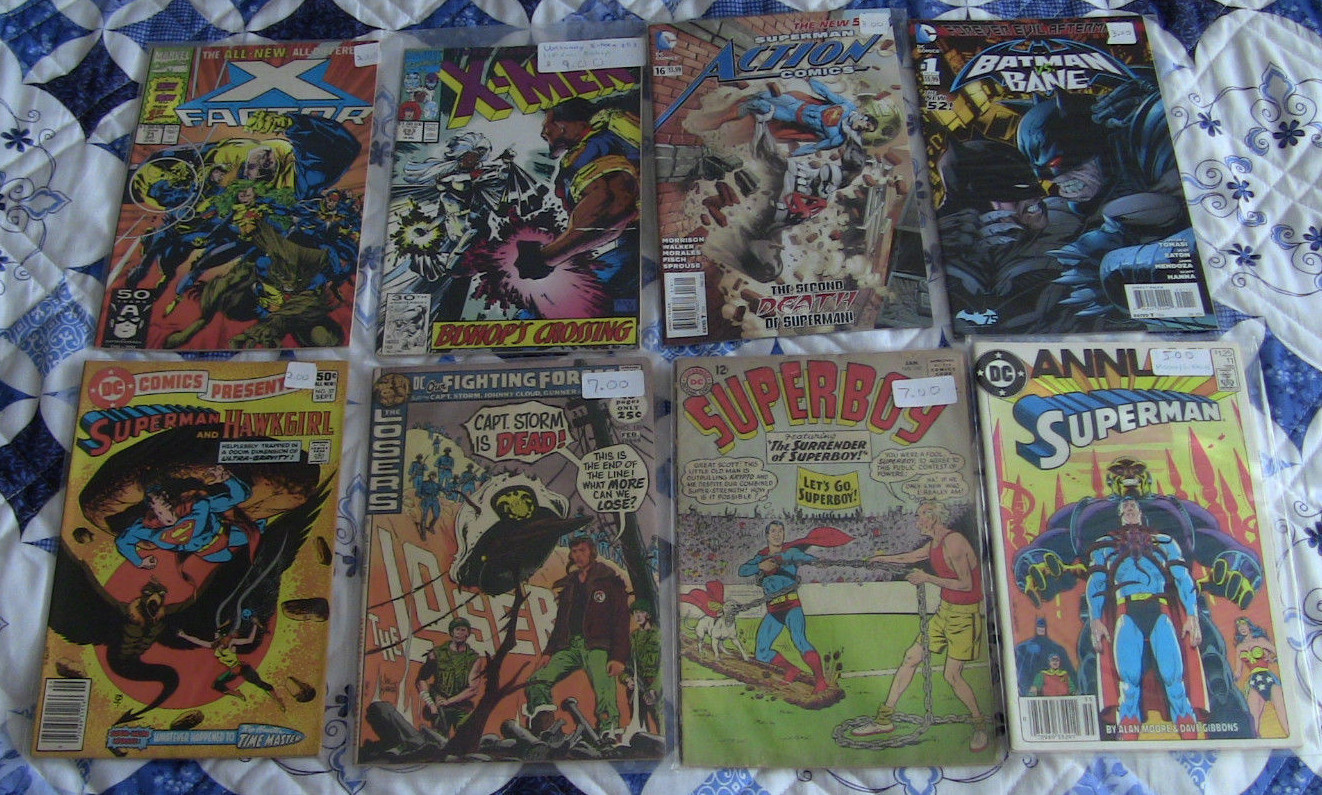 25 Marvel, DC and Independent titled comic books (Lot 4) Grab Bag [1st Bishop]