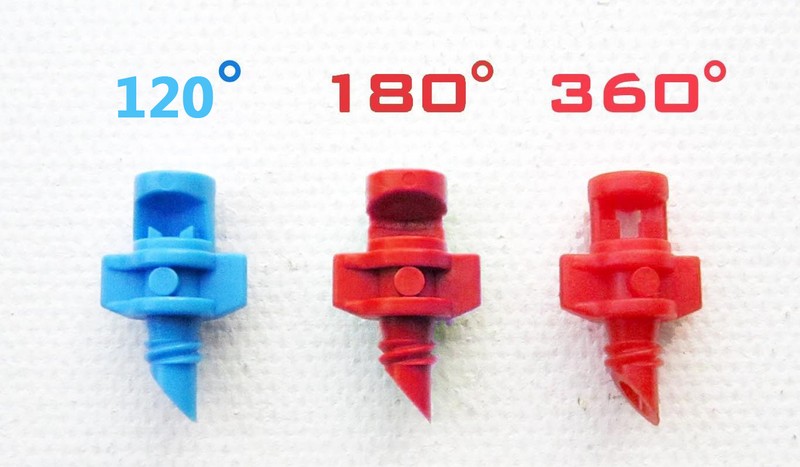 25pc EZ Clone Sprayer Nozzle Jet Mister Cloning Machine Hydroponic 90°/180°/360°