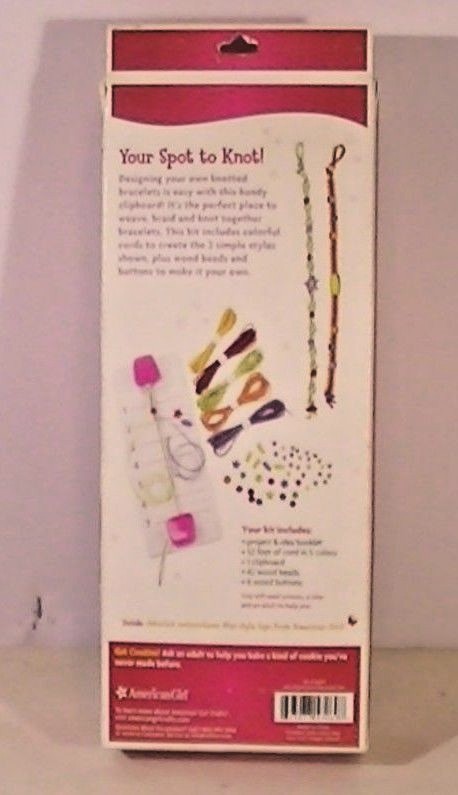 American Girl Crafts Clip and Knot Bracelet Kit