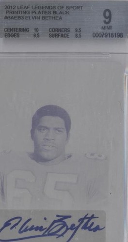 2012 Leaf Legends of Sport Elvin Bethea #BA-EB3