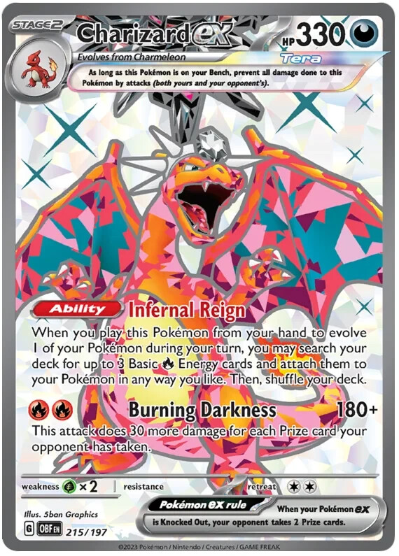 Charizard ex Obsidian Flames Pokemon Card | Pikawiz