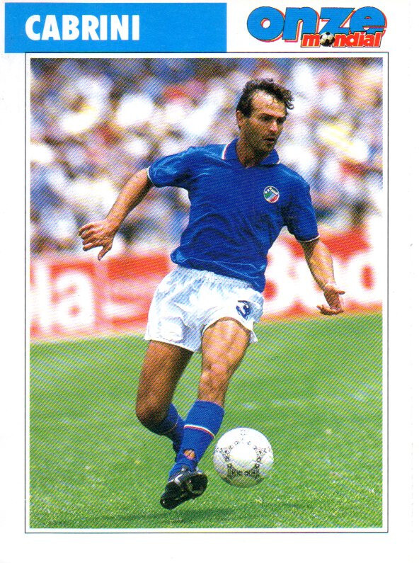 Fiche Football  Onze Mondial Antonio Cabrini Italie
