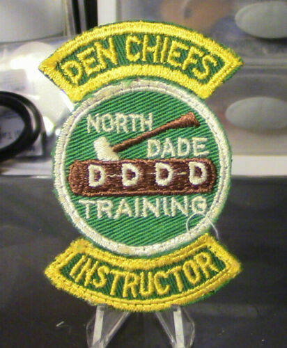 OFFICIAL BSA: Den Chiefs Instructor, North Dade Florida Training Patch