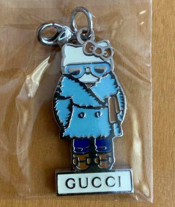 Hello Kitty meets GUCCI key charm Japan VOGUE magazine bonus