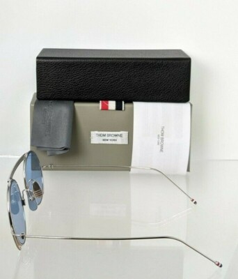 Pre-owned Dita Brand Authentic Thom Browne Sunglasses Tbs 111-02 Silver Tb111 Frame In Blue