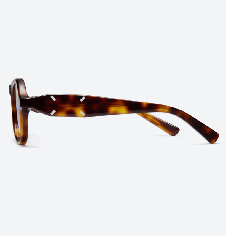 Pre-owned Gentle Monster X Maison Margiela Mm113 Tortoiseshell Clear Mm113-l2 In Tortoiseshell/clear