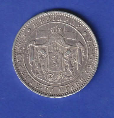 Bulgarien Silbermünze 5 Leva 1985