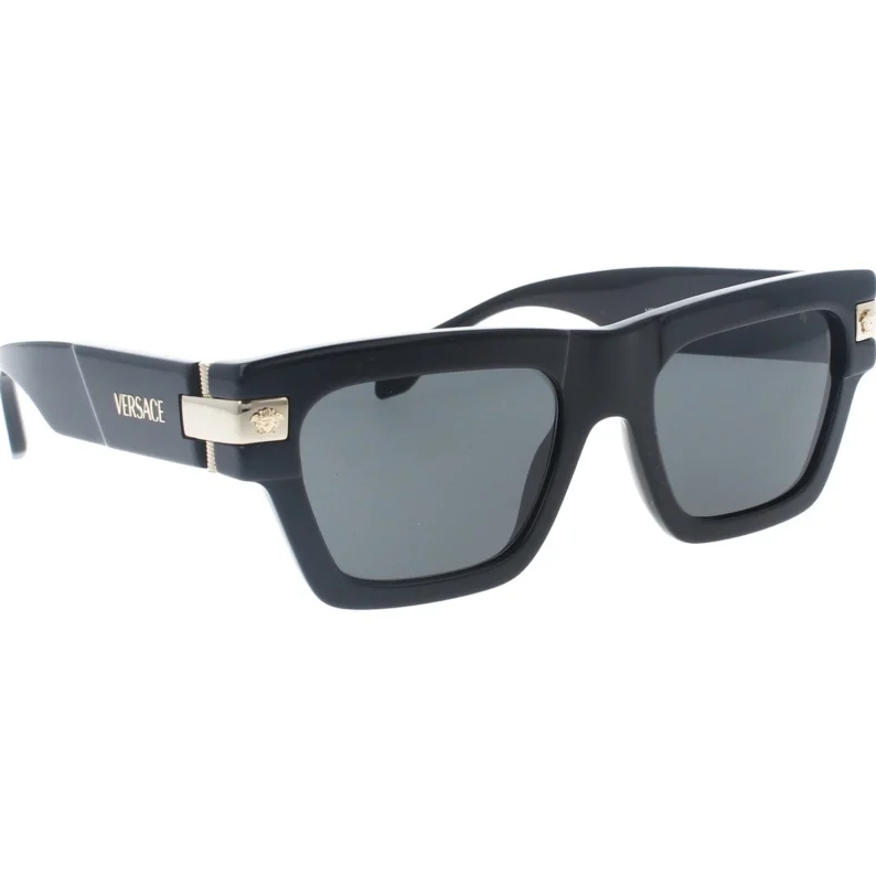 Pre-owned Versace Brand 2024  Men Sunglasses Mod. 4464 Gb1/87 Authentic Logo Italy Case In Gray