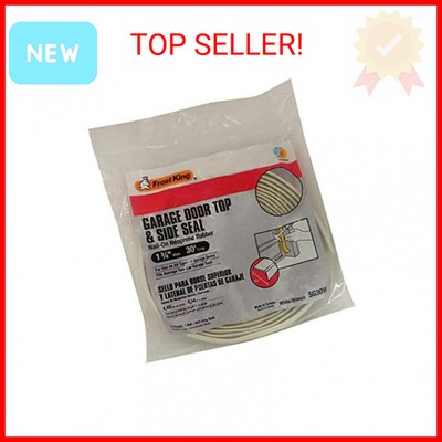 Frost King SG30W Frost King Plastic Garage Door Side and Top Weather-strip Kit 1