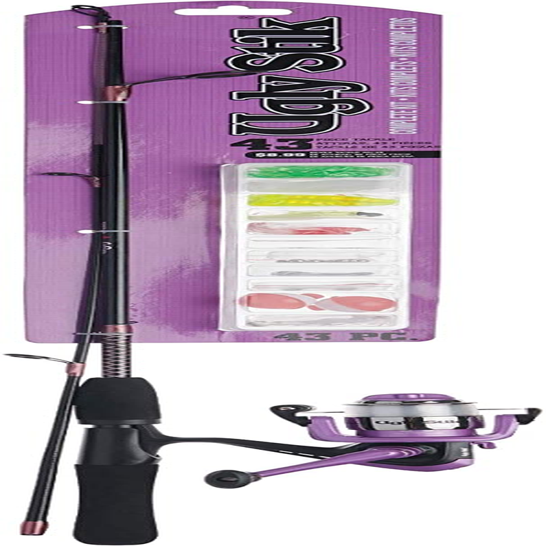 Ugly Stik Complete Ladies Spinning Reel and Fishing Rod Kit,