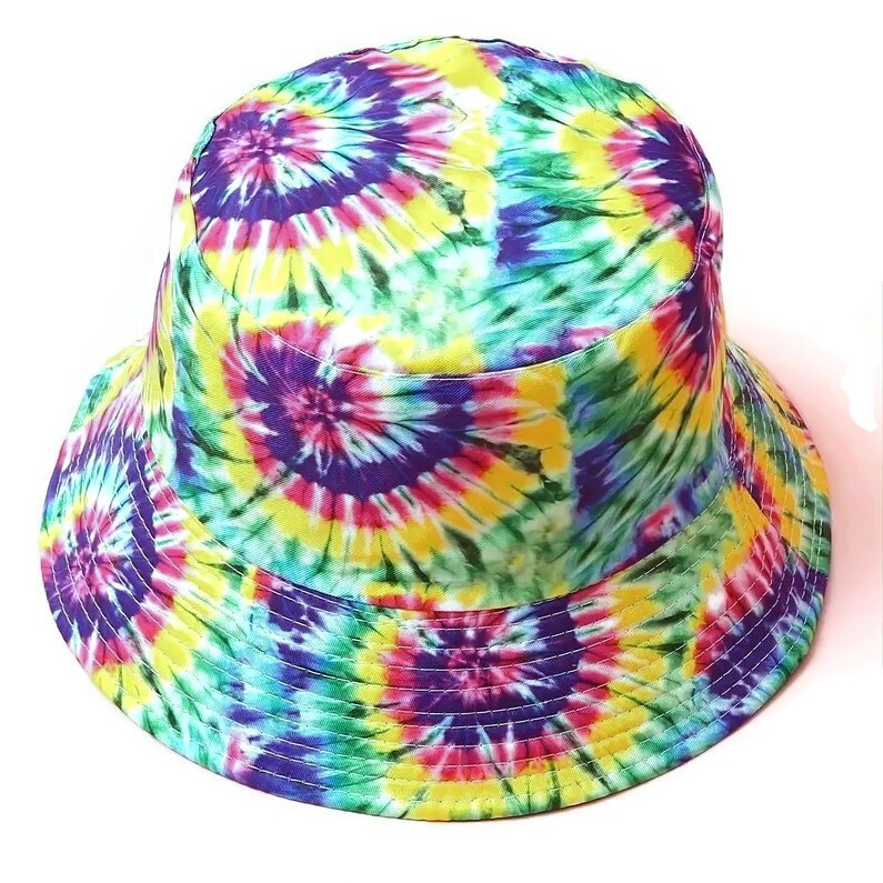 

Женская зеленая многоцветная двусторонняя панама с рисунком граффити, большая (L), Green multicolor, Bucket Hat