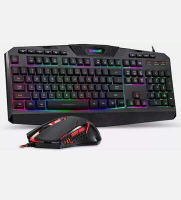 Redragon S101-3 Keyboard & Mouse Combo 2 In 1 Set - Gaming Essentials 