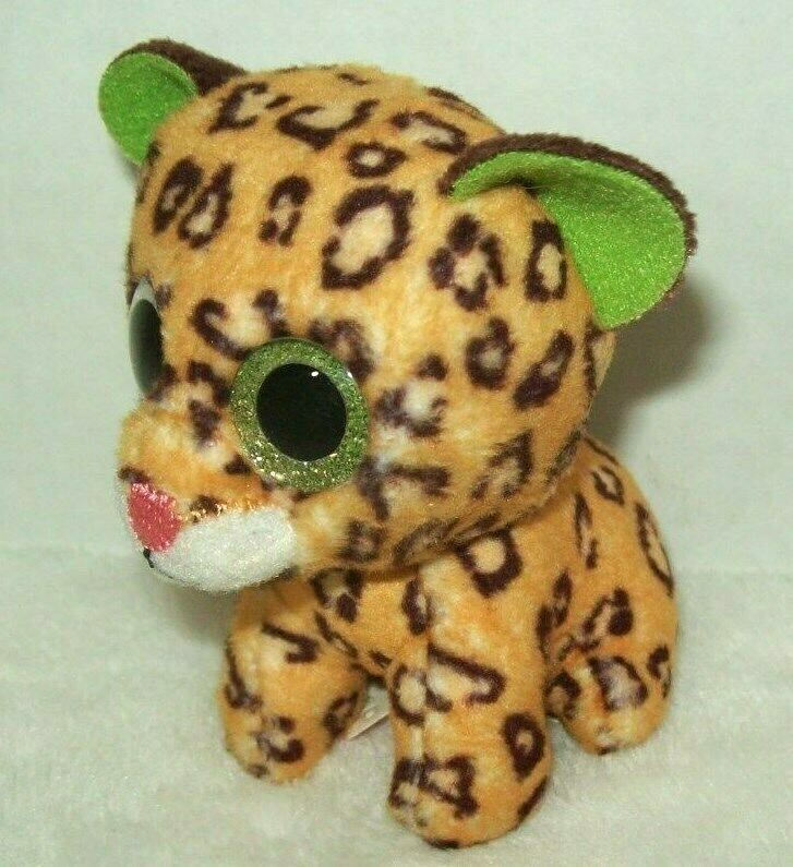 2017 McDonalds Cute Happy Meal TY Teenie Beanie Baby Boos #14 Freckles Leopard