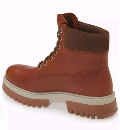 Pre-owned Timberland Arbor Road 6 Inch Waterproof Fashion Cognac Boot Men's Size 10 In Brown