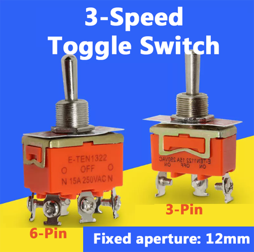 3-Speed Toggle Switch Forward and Reverse Left and Right