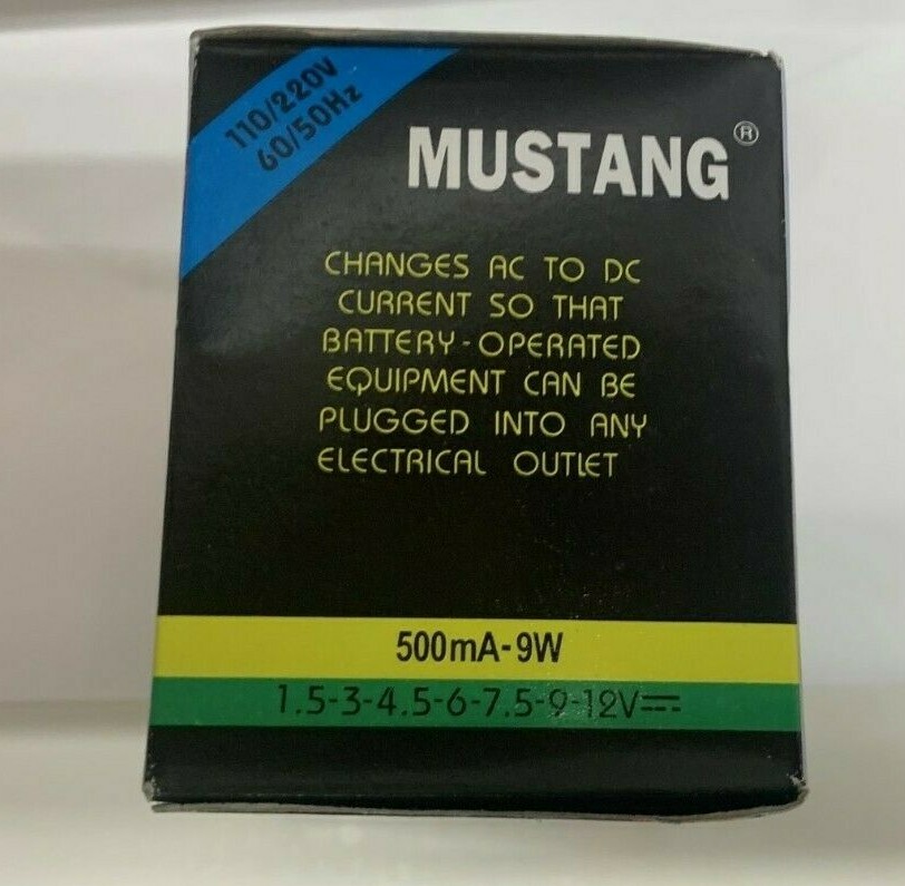 Universal AC/DC Adapter 500mA 1.5-3-4.5 6-7.5-9-12V FREE SHIPPING! MU-555