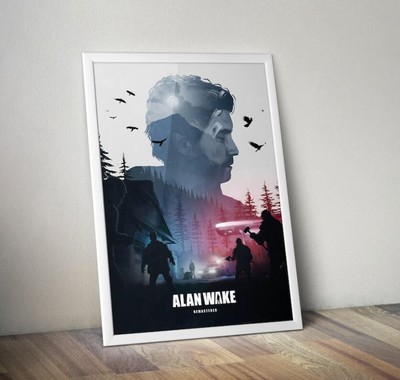 Alan Wake Poster | Alan Wake Prints | Gaming Posters | Video Game