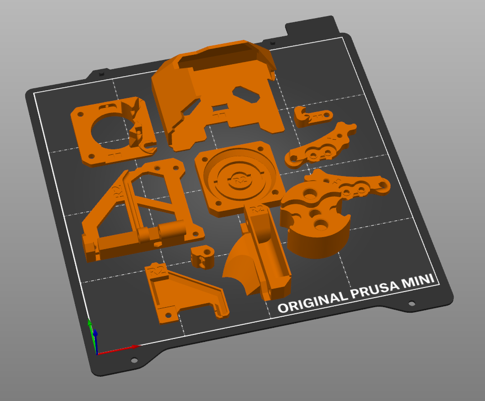 Prusa MK3S+ To MK4 3D Printer Printed Parts Upgrade Kit