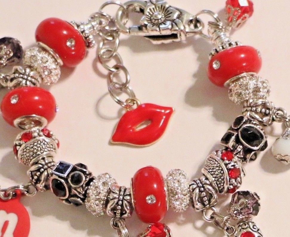 Minnie Mouse Disney Handmade European Charm Bracelet 7