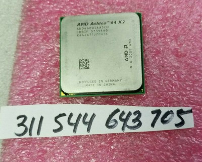 AMD Athlon 64 X2 4600+ 2.4 GHz Processor SOCKET AM2 ADO4600IAA5CU DESKTOP CPU 