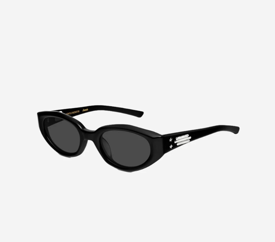 Pre-owned Gentle Monster X Jennie Jentle Salon Fish Tail 01 Black / Sunglasses In Brown