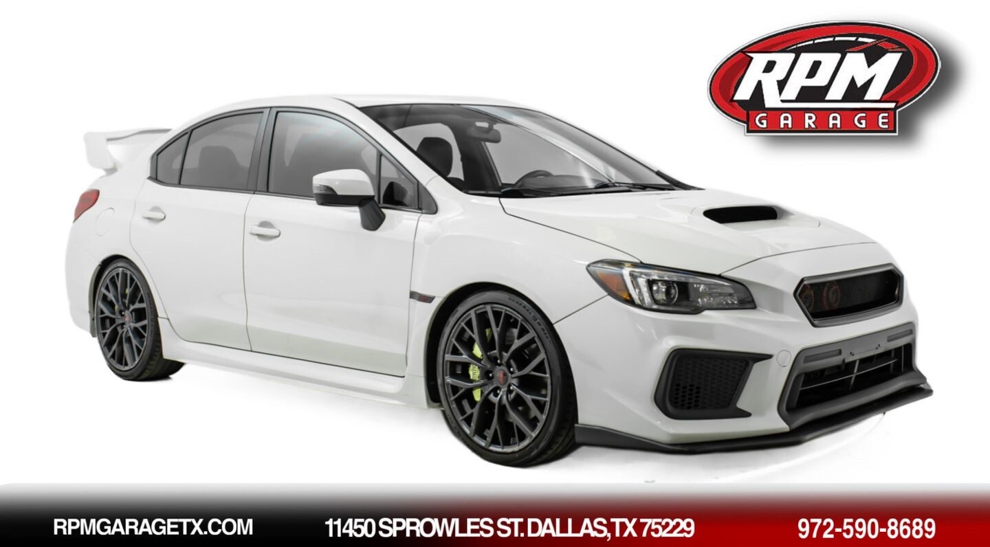 2018 Subaru WRX STI Limited 63356 Miles [WHC] Crystal White Pearl Sedan 4 Manual