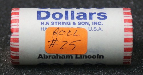 2010 Abraham Lincoln Presidential Dollar Roll ~ Look For Errors and Mint. #25