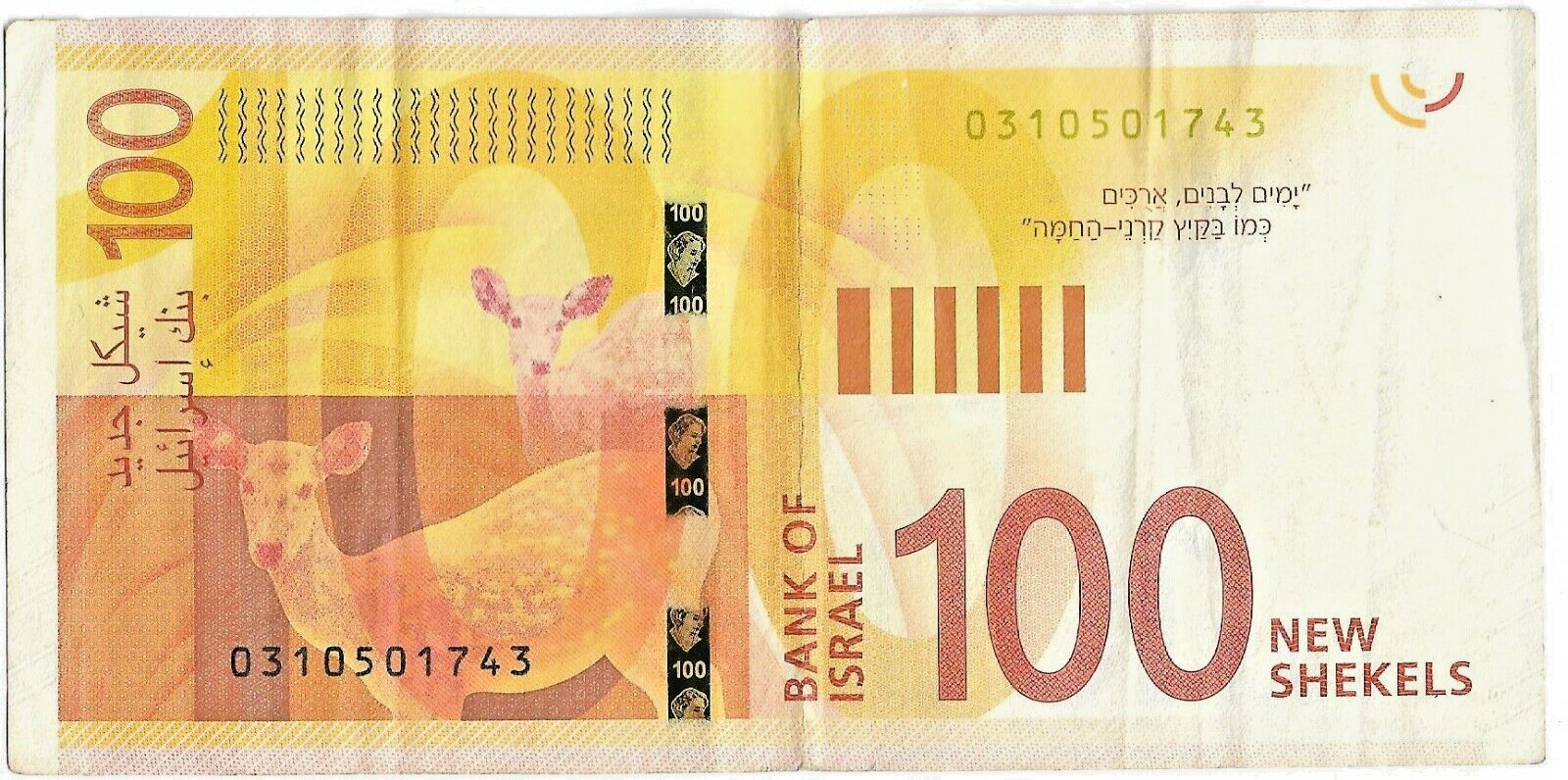 ◆イスラエル 旧シェケル紙幣 100 shekels◆ Israeli banknote of 100 shekels. | eBay
