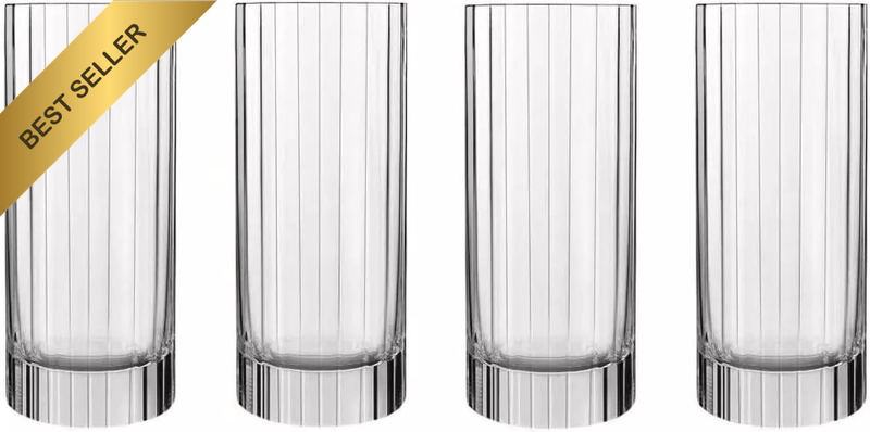Bach 16.25 Oz. Beverage/Hiball/Glass, Set of 4, 4 Count (Pack of 1), Clear