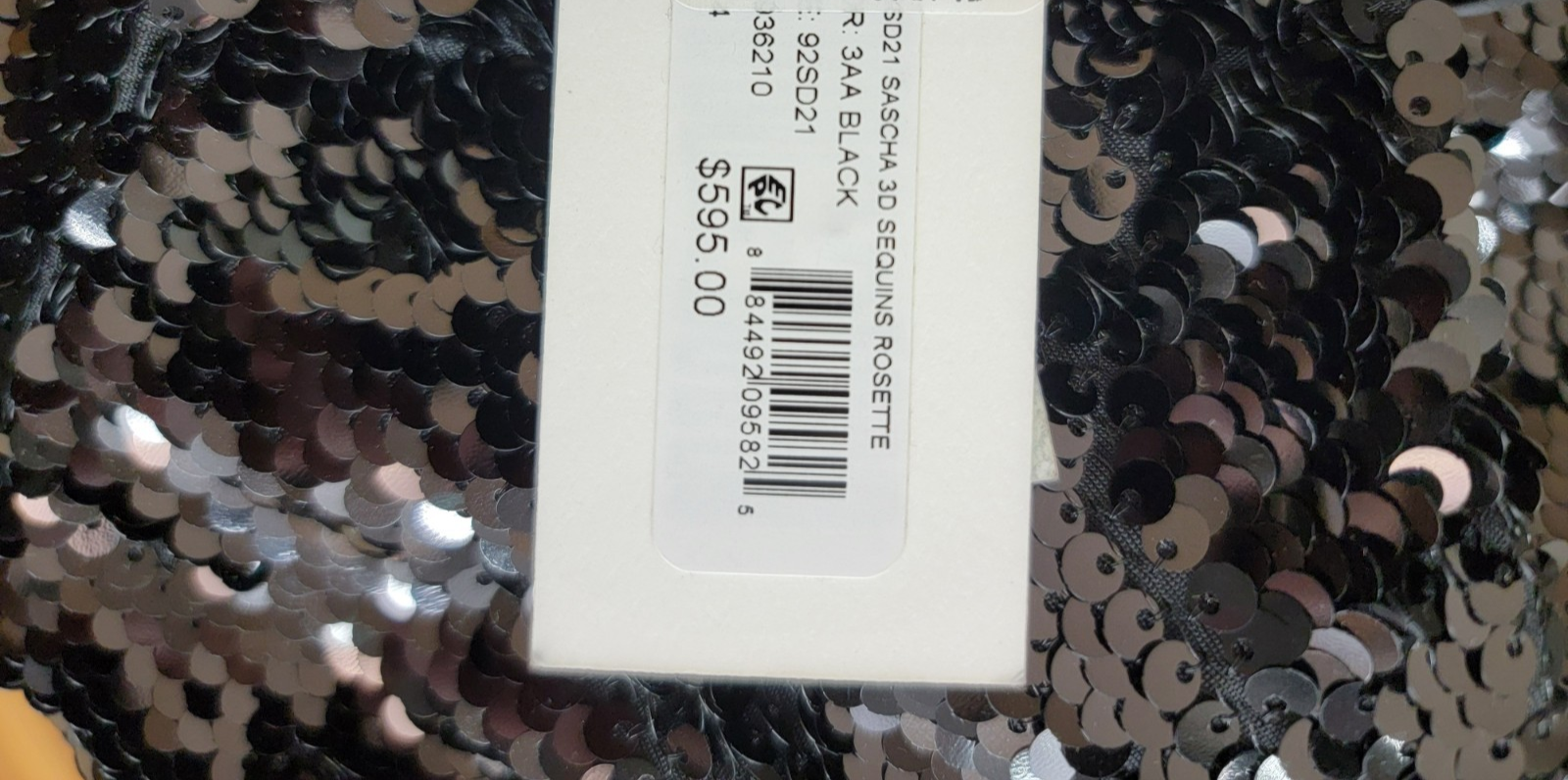 MILLY Sascha Sequin Strapless Mini Dress Women's 4 Black Straight Neck Back Zip - Picture 18 of 18