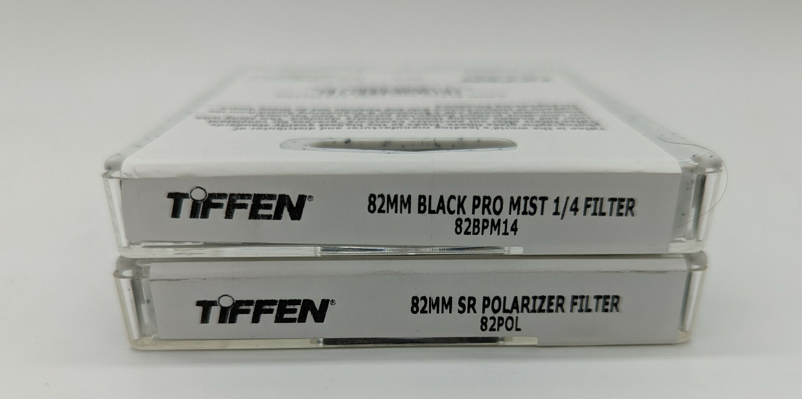 New Tiffen 82mm Black Pro-Mist 1/4 & Linear Polarizer Filter