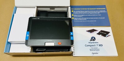 Optelec Compact 7HD Electronic Low Vision Magnifier Magnifying Reader - Unused