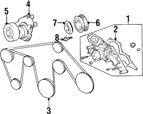 ヘルニア Amazon.com: FridayParts V Belt 8-97224999-0 8972249990