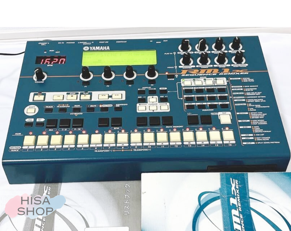 Yamaha RM1x シーケンサー Yamaha RM1x Sequencer Remixer Groovebox Rhythm Machine