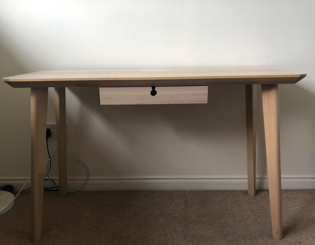 Nearly New Ikea Wooden Lisabo Desk in Cumbernauld, Glasgow Gumtree