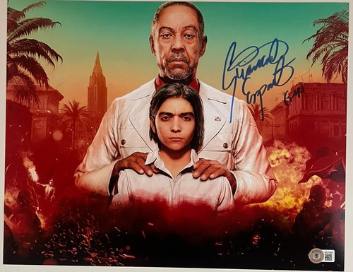 Giancarlo Esposito サイン入りカード 2/4 GIANCARLO ESPOSITO SIGNED AUTOGRAPH THE MANDALORIAN 11X14