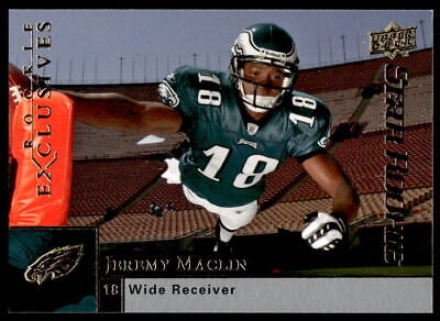 2009 Upper Deck 81 Jeremy Maclin Philadelphia Eagles Rookie Card. rookie card picture
