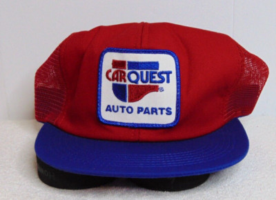 CARQUEST Vintage K Products Trucker Hat USA MADE Car Quest Patch NOS  LOT OF 2