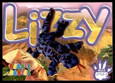 1999 Beanie Babies Series III Lizzy The Blue Lizard/4033 #103