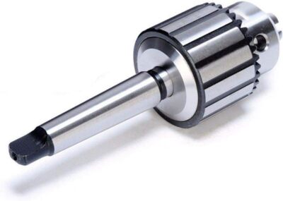 HFS(R) Woodworking 1/2 Inch Diameter Drill Chuck with 2 Morse Taper Mount