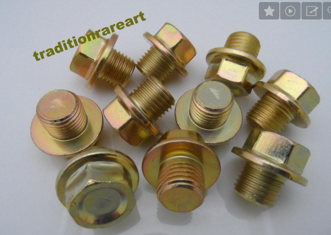 10pcs 14MM HONDA OIL DRAIN PLUGS X 1.5 OIL PAN DRAIN PLUG eBay