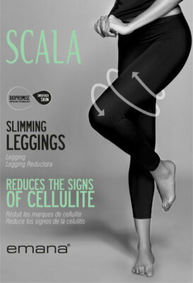 Scala Biopromise Anti Cellulite Shapewear Slimming Control Leggings Ebay