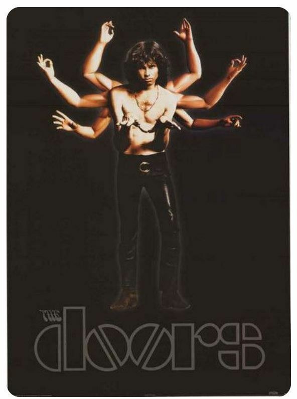 NIP Vintage The Doors Jim Morrison Shiva Poster Vintage XL Poster 40 x 55