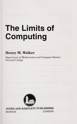 Limits of Computing Paperback Henry M. Walker