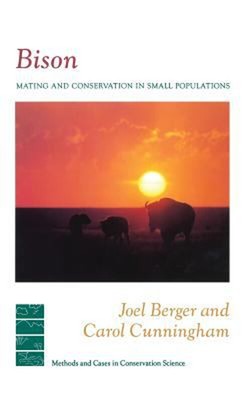 Bison : Mating and Conservation in Small Populations Hardcover