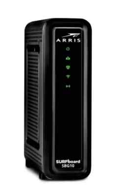 ARRIS SURFboard SBG10 DOCSIS 3.0 16 x 4 Gigabit Cable Modem & AC1600 Wi-Fi Route