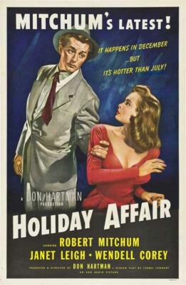HOLIDAY AFFAIR Movie POSTER 27 x 40 Robert Mitchum, Janet Leigh, B