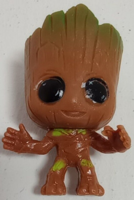 Zeshops 4Pcs/Set Miniature Fairy Garden Sitting Groot Figurine PVC Statue Groot