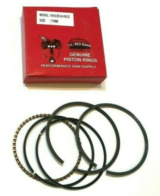 ONE SET OF PISTON RINGS REPLACES KOHLER 24-108-22-S, CV18-CH20, CV18-CV20 , NEW